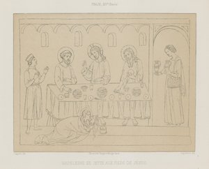 Madeleine kaster seg for Jesu føtter av French School