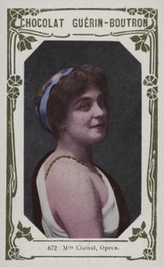 Mademoiselle Chenal, Opera (farget bilde) av French School