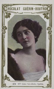 Mademoiselle Lina Cavalieri, Opera (farget bilde) av French School