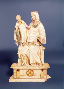 Madonna og barn av French School