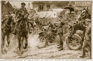 Opprettholde veistyre i Frankrike: på punkttjeneste mellom skuddlinjen og reservatene, 1914-19 av French School
