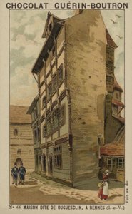 Hus kalt Duguesclin, i Rennes, Ille-et-Vilaine av French School