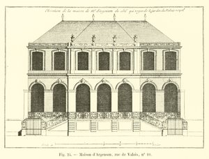 Argenson House, rue de Valois, nr. 10 av French School