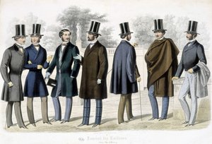 Mannlige modeller, "" Journal of tailors"" av French School