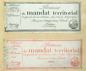 Territoriale mandater, ca. 1796 av French School