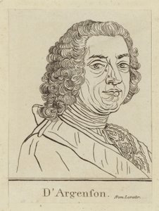 Marc-Pierre de Voyer de Paulmy dArgenson, fransk statsmann av French School