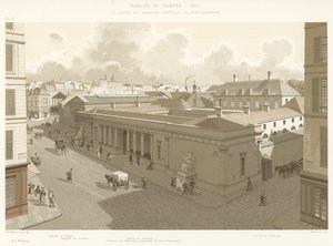 Marche du Temple, 1840, og klosteret for den evige tilbedelse av det hellige sakrament av French School