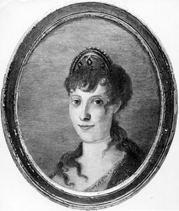 Maria Letizia Ramolino som ung kvinne av French School