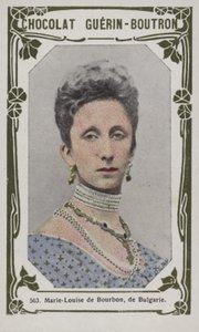 Marie-Louise de Bourbon, fra Bulgaria (farget bilde) av French School
