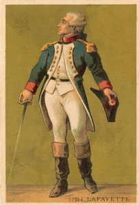 Markis de Lafayette av French School