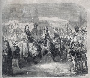 Ekteskap med kong Ludvig X Hutinen (1289-1316) og hans brødre Philippe (den gang Filip V den lange av French School