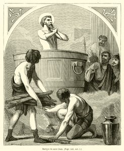 Martyrium of Saint John (gravering) av French School