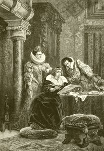Mary de Medici, Concini og Leonora Galigai av French School