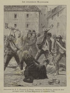 Frimurerattentater (gravering) av French School