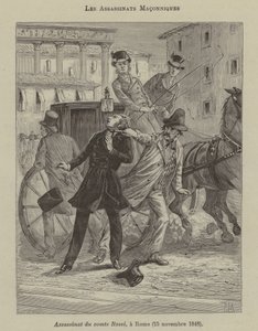 Frimurerattentater (gravering) av French School