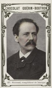 Massenet, musikkkomponist (farget bilde) av French School