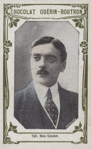 Max Linder (farget bilde) av French School