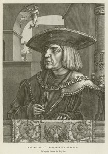 Maximilian I, keiser av Tyskland (gravering) av French School
