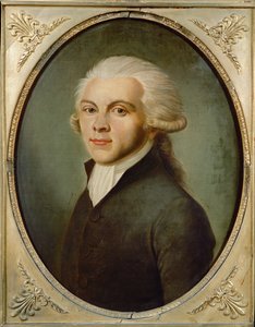 Maximilien Robespierre, malt ca. 1793 av French School