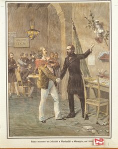 Mazzini og Garibaldi møtes i Marseille av French School