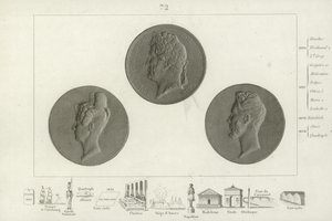 Medaljong av Louis Philippe I av Frankrike