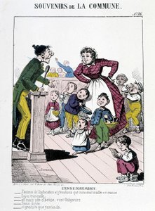 Kommunens minner: undervisning, slutten av 1800-tallet B.H.V. P. av French School