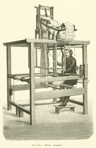 Metier Jacquard (gravering) av French School