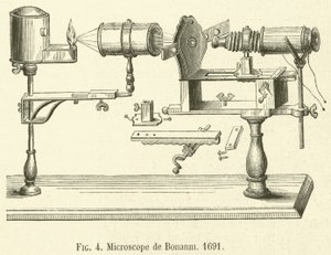 Bonanni mikroskop av French School