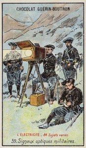 Militære optiske signaler (chromolitho) av French School