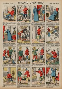 Milord Crakford (farget gravering) av French School