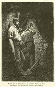 Mine of Providence, Arbeid i sømmen (gravering) av French School