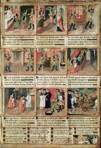 Wunder der Profanation der Hostie von French School