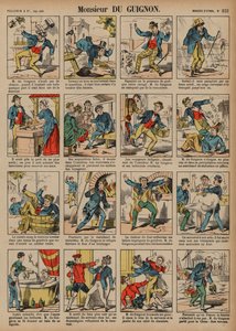 Monsieur de Guignon (farget gravering) av French School