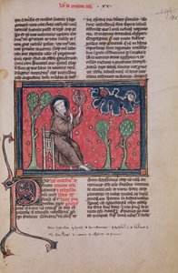 Ms 320 Fol.192 The Heavens, fra De Natura rerum av Thomas van Cantimpre (1201-72) av French School
