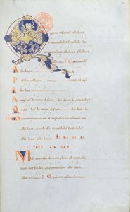 Ms 384 Antiphonary of Saint Denis Abbey, 1000-tallet av French School