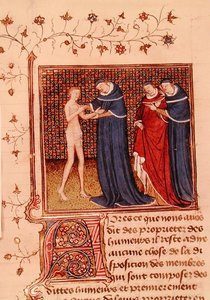 Ms Fr 22531 Fol.58v. Undersøkelse av en pasient, fra 
