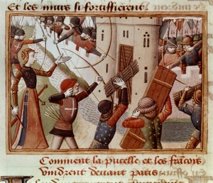Fr 5054 f.66v The Siege of Paris, oktober 1428, 