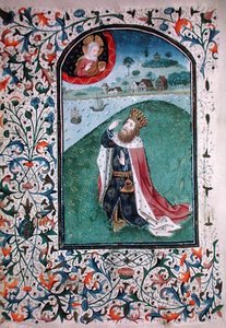 Ms Gen 288 f.131v Vision, ca. 1460 (vellum) av French School