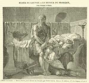 Louvre-museet, Marcus Sextus eller de forbudte tilbake (gravering) av French School