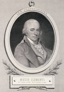 Muzio Clementi (1752-1832) gravert av Alfred Lemoine av French School