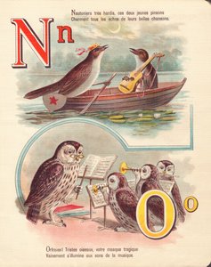 N O: Nattergal, navigasjon, ugle, orkester av French School
