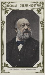 Nadaud, poet chansonnier (farget bilde) av French School