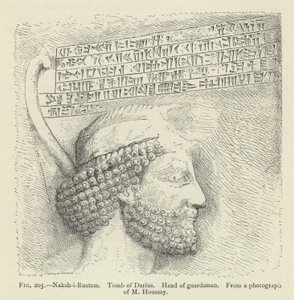 Naksh-i-Rustem, Tomb of Darius, leder for vaktmann av French School
