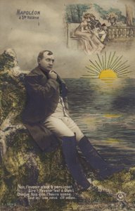 Napoleon Bonaparte (fargelitografi) av French School