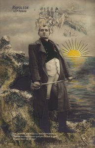 Napoleon Bonaparte (fargelitografi) av French School