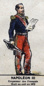 Napoleon III (1808-1873), keiser av franskmennene. I "" Galeriede Kings and Queens of France og berømte karakterer fra 1643 til 1895"" Epinalt bilde. av French School