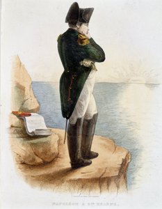 Napoleon a Sainte Helene - i "" French Plutarch"" av French School