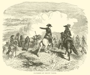 Napoleon ved Tabor-fjellet (gravering) av French School
