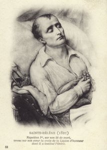 Napoleon på dødsleiet av French School