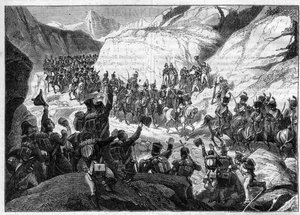 Napoleonskrigene/Begynnelsen av den spanske kampanjen, 5. november 1808 - Napoleons inntog i Spania i spissen for troppene hans - i "Histoire de l